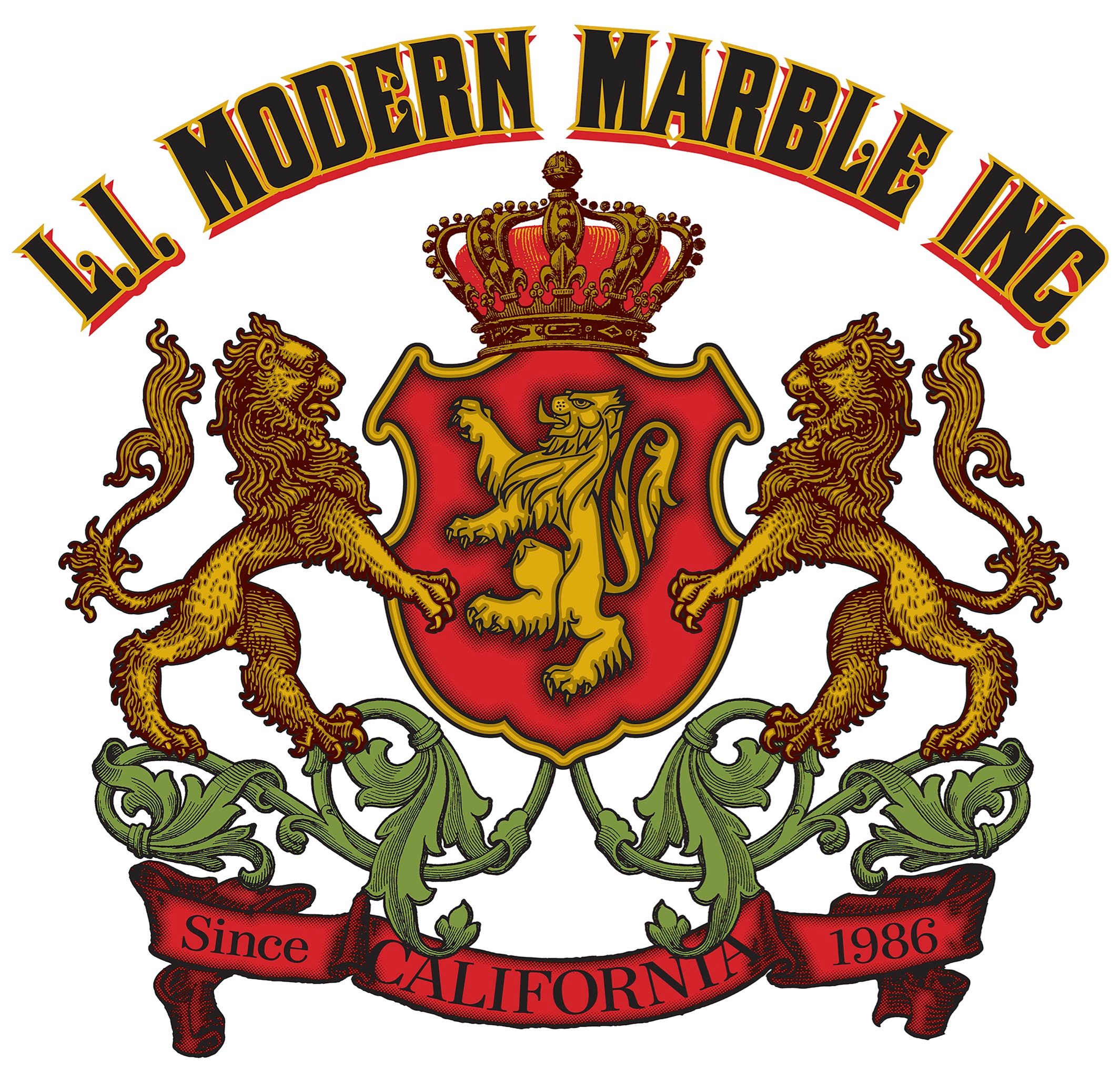 Lou Ivaylo Modern Marble Logo