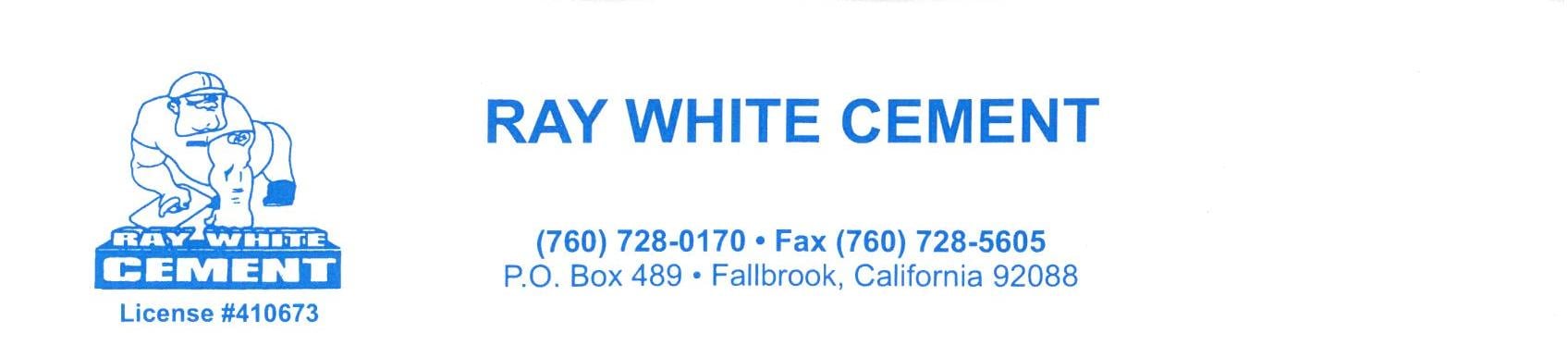 Ray White Cement Logo