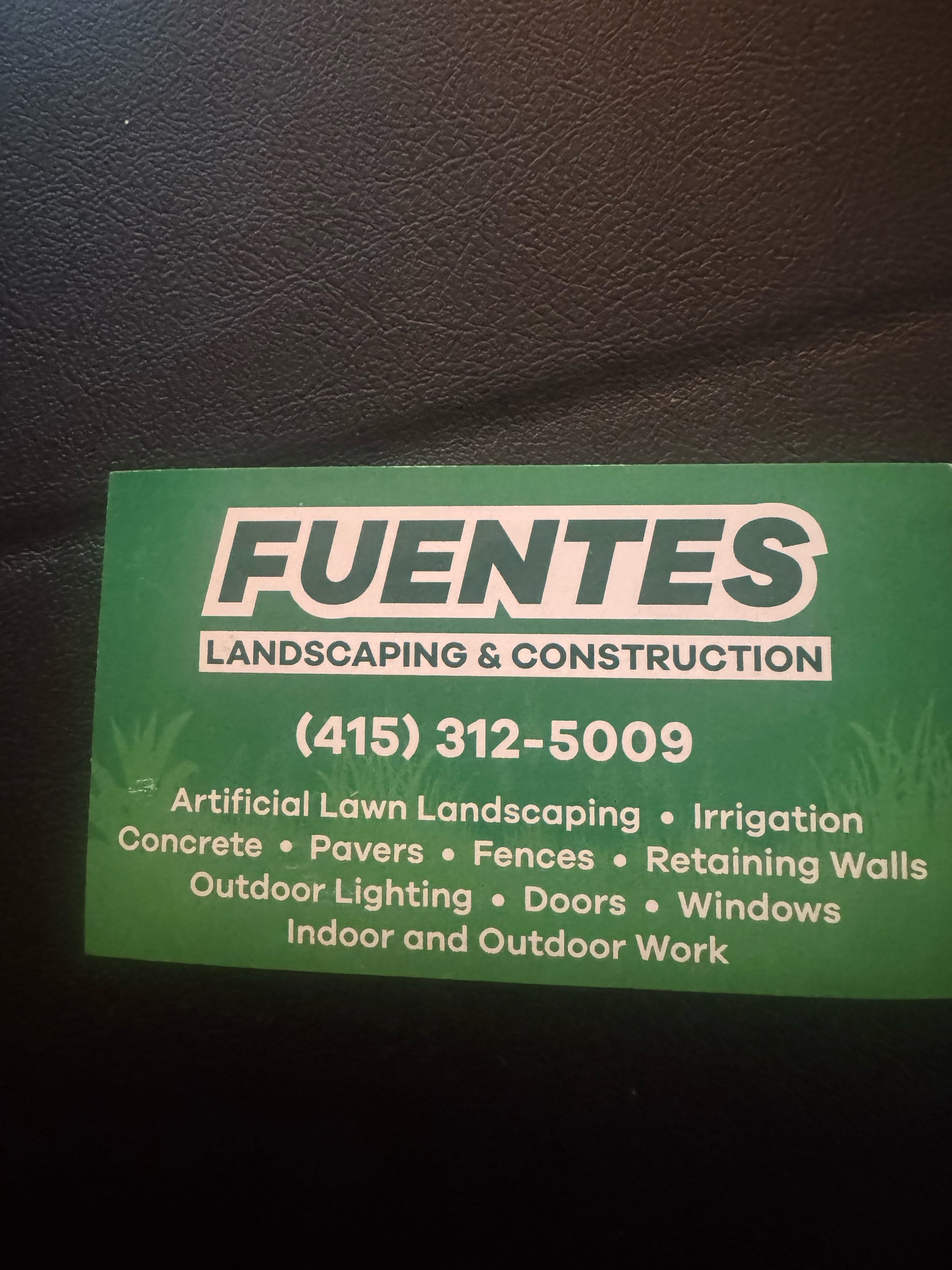 Fuentes Landscaping & Construction Logo