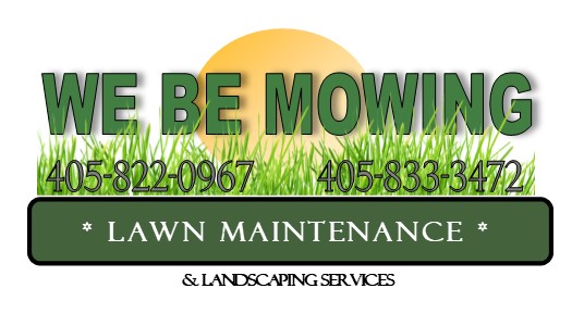 We Be Mowing Logo