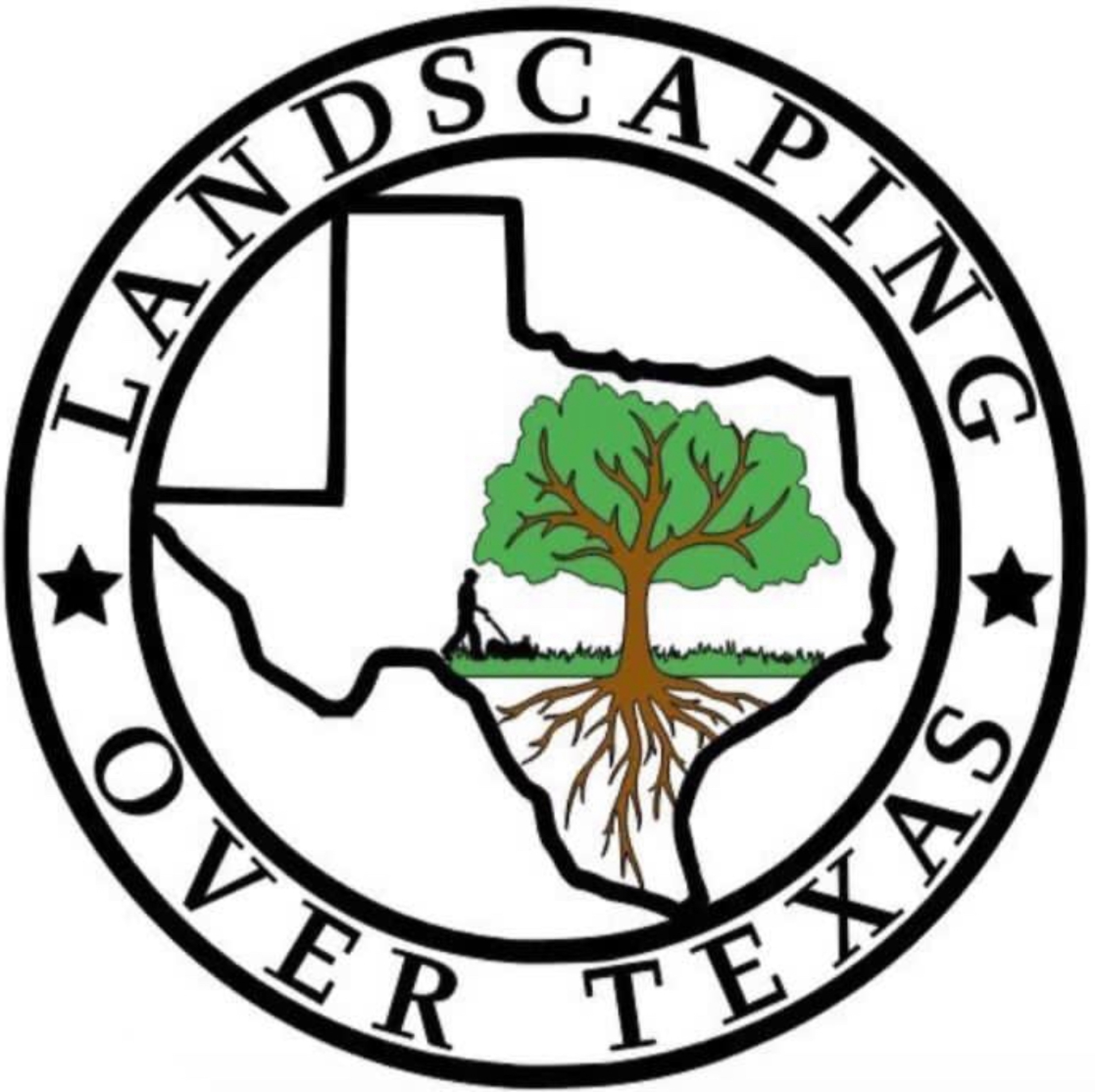 Landscaping over Texas Logo