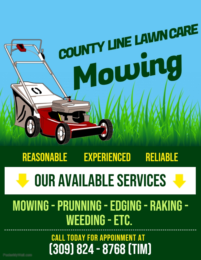 County Line Lawn Care Service Logo