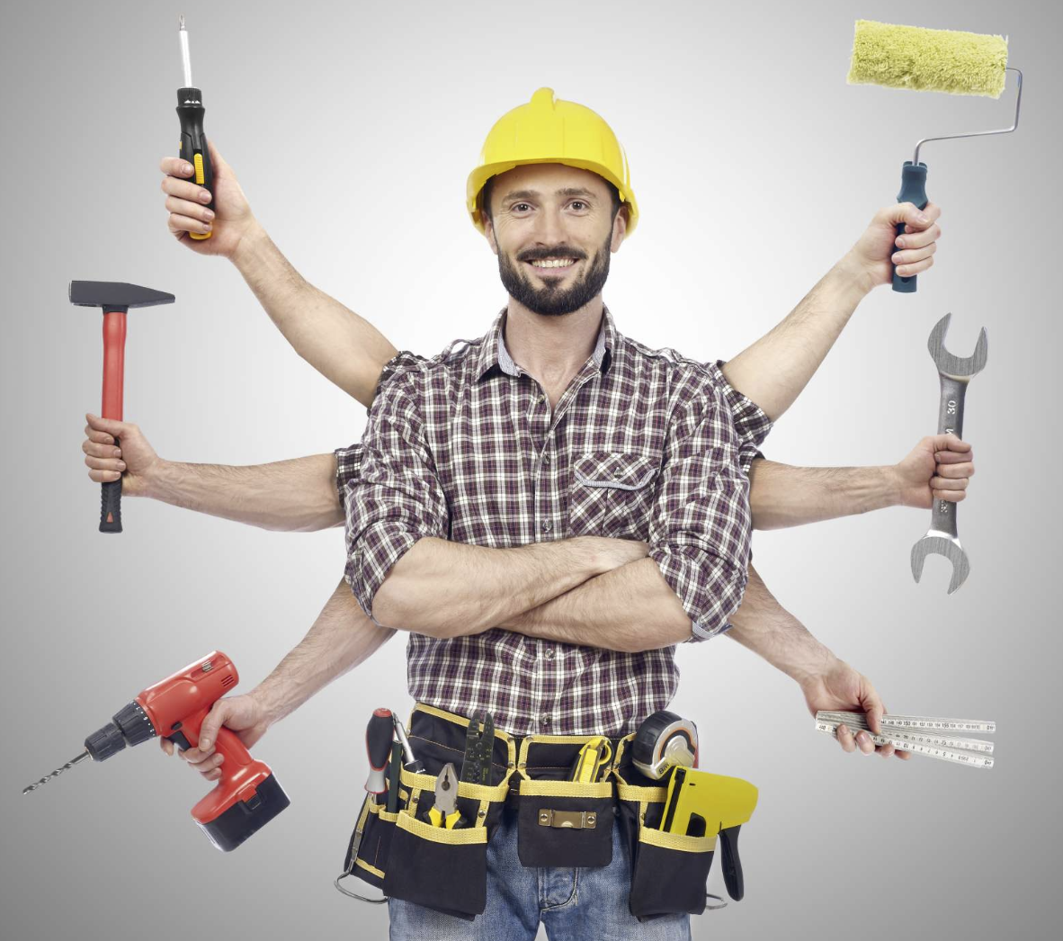 Handyman Services - Unlicensed Contractor Logo