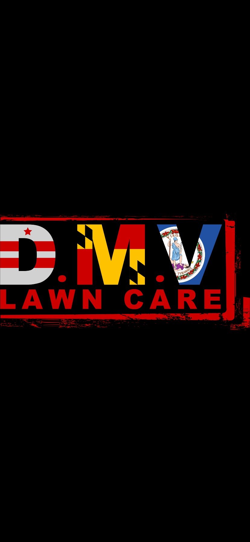 DMV Lawn Care Logo