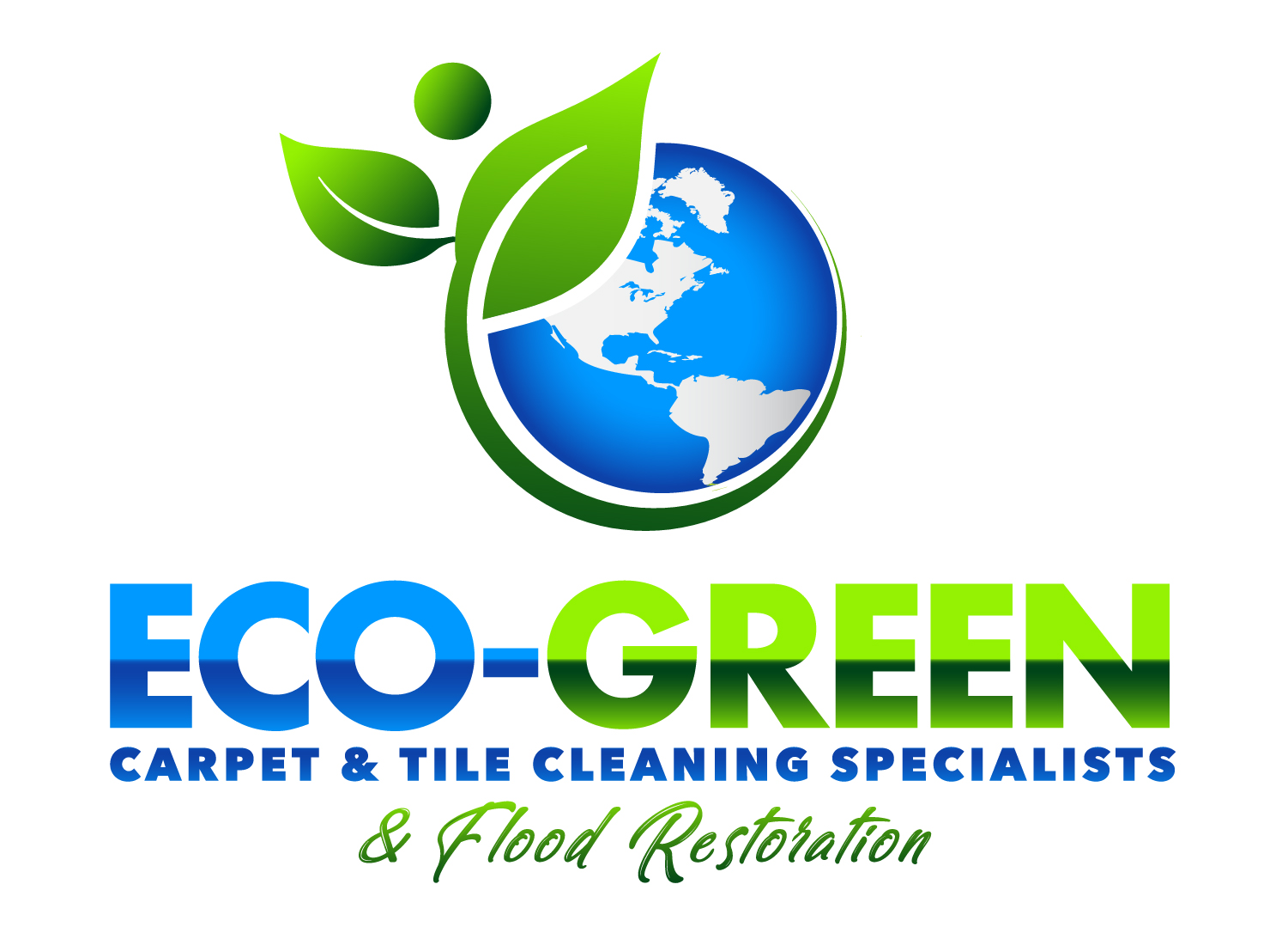 Eco-Green Carpet & Tile Cleaning Specialists & Flood  Restoration Logo