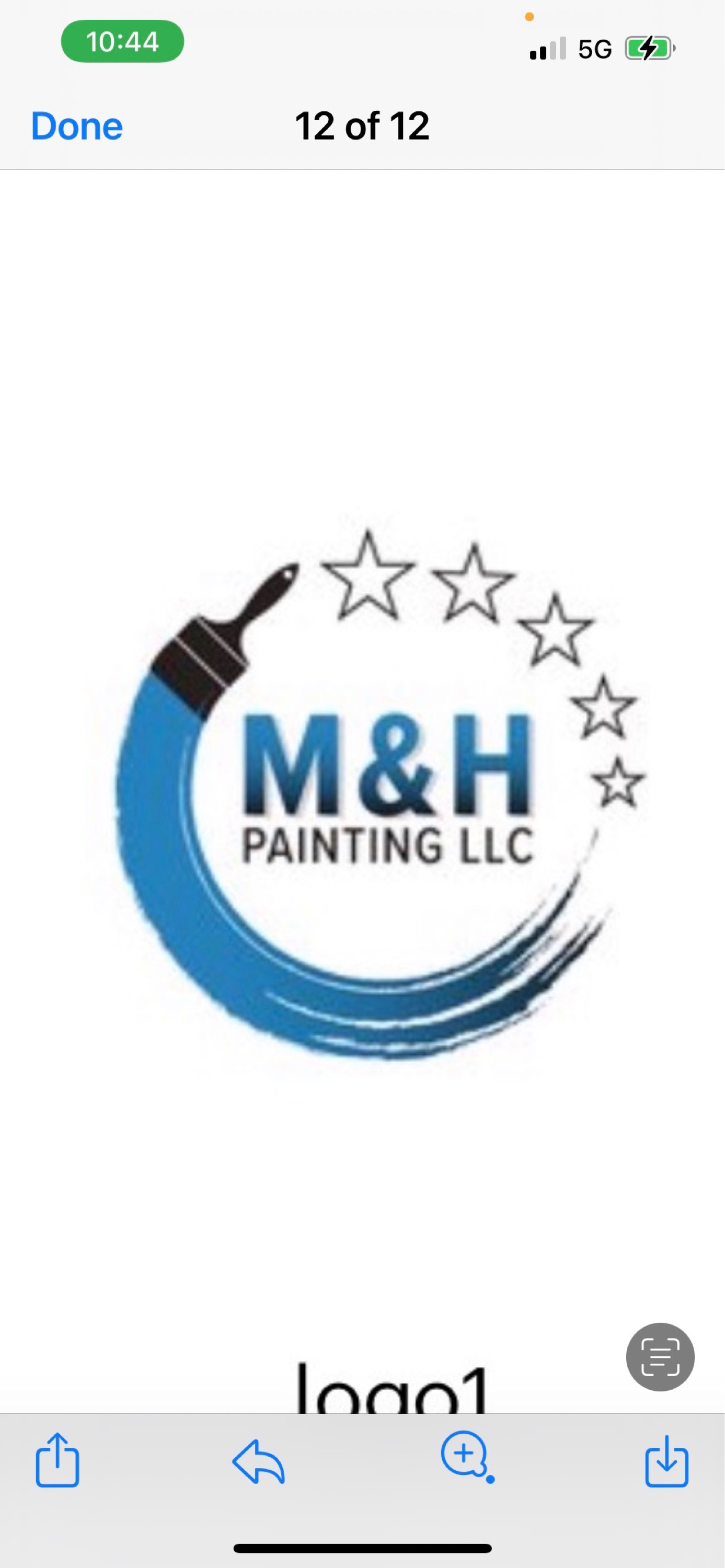 M & H Painting Logo