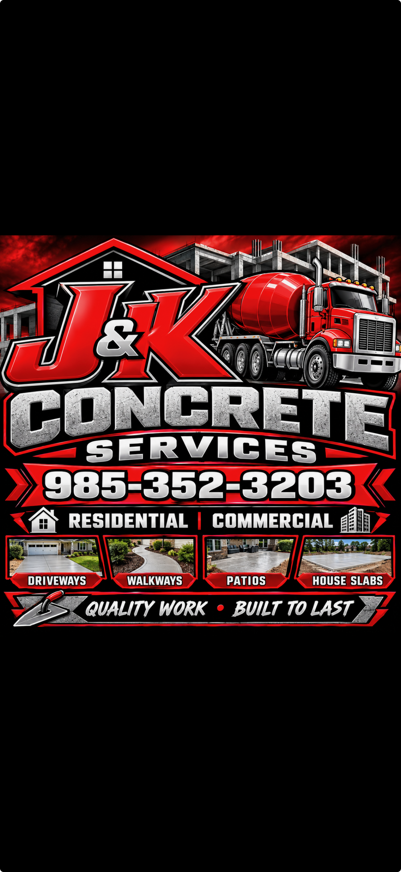J&K Concrete & Building Services Logo