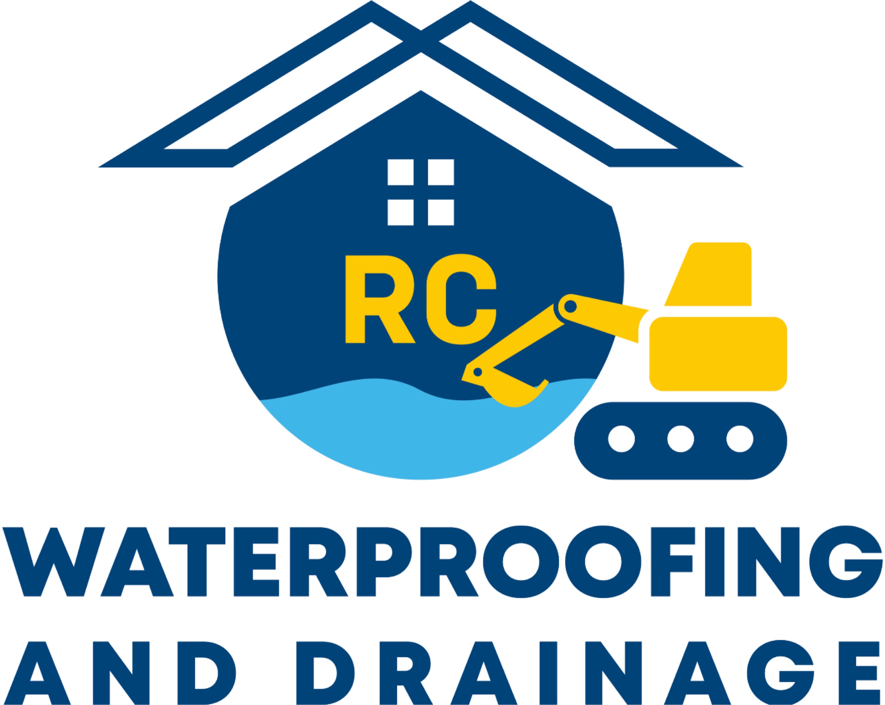 RC WaterProofing and Drainage, LLC Logo