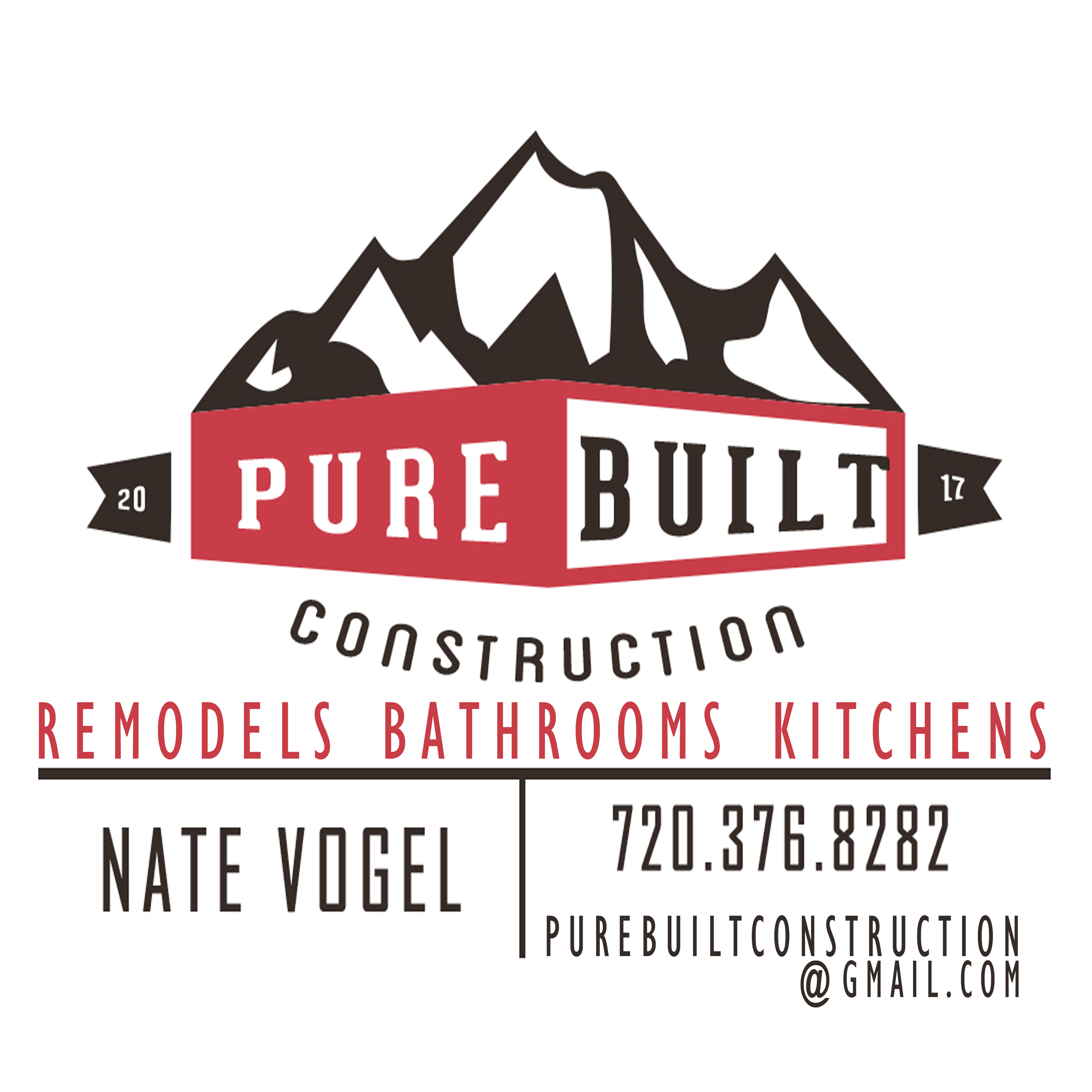 Pure Built Construction LLC Logo