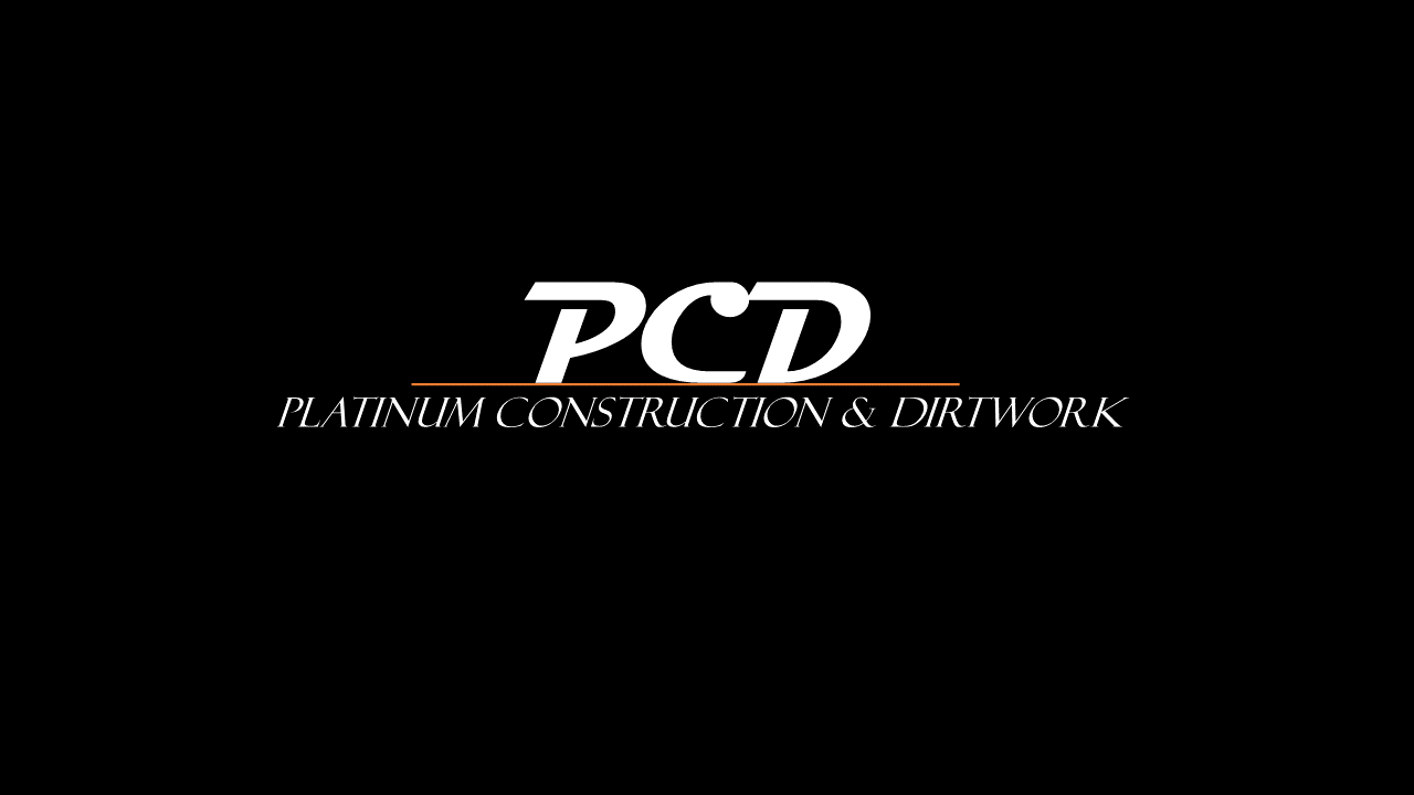 Platinum Construction And Dirtworks Logo