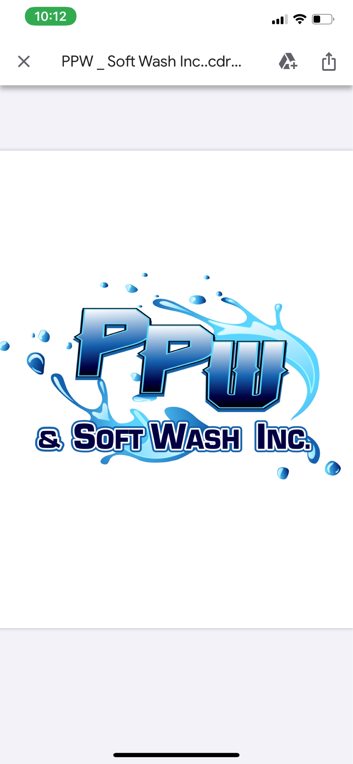 P P W Soft Wash Logo