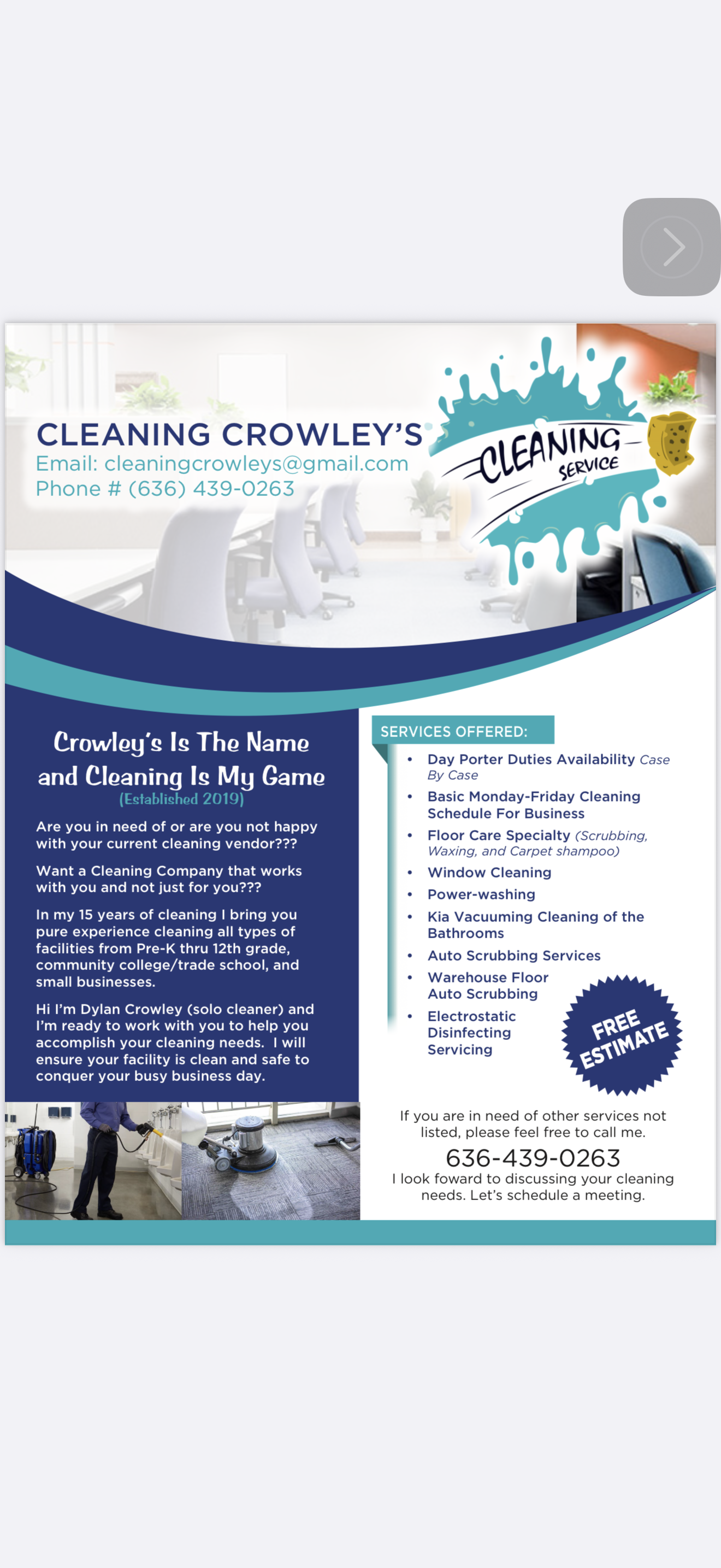 Cleaning Crowleys Logo