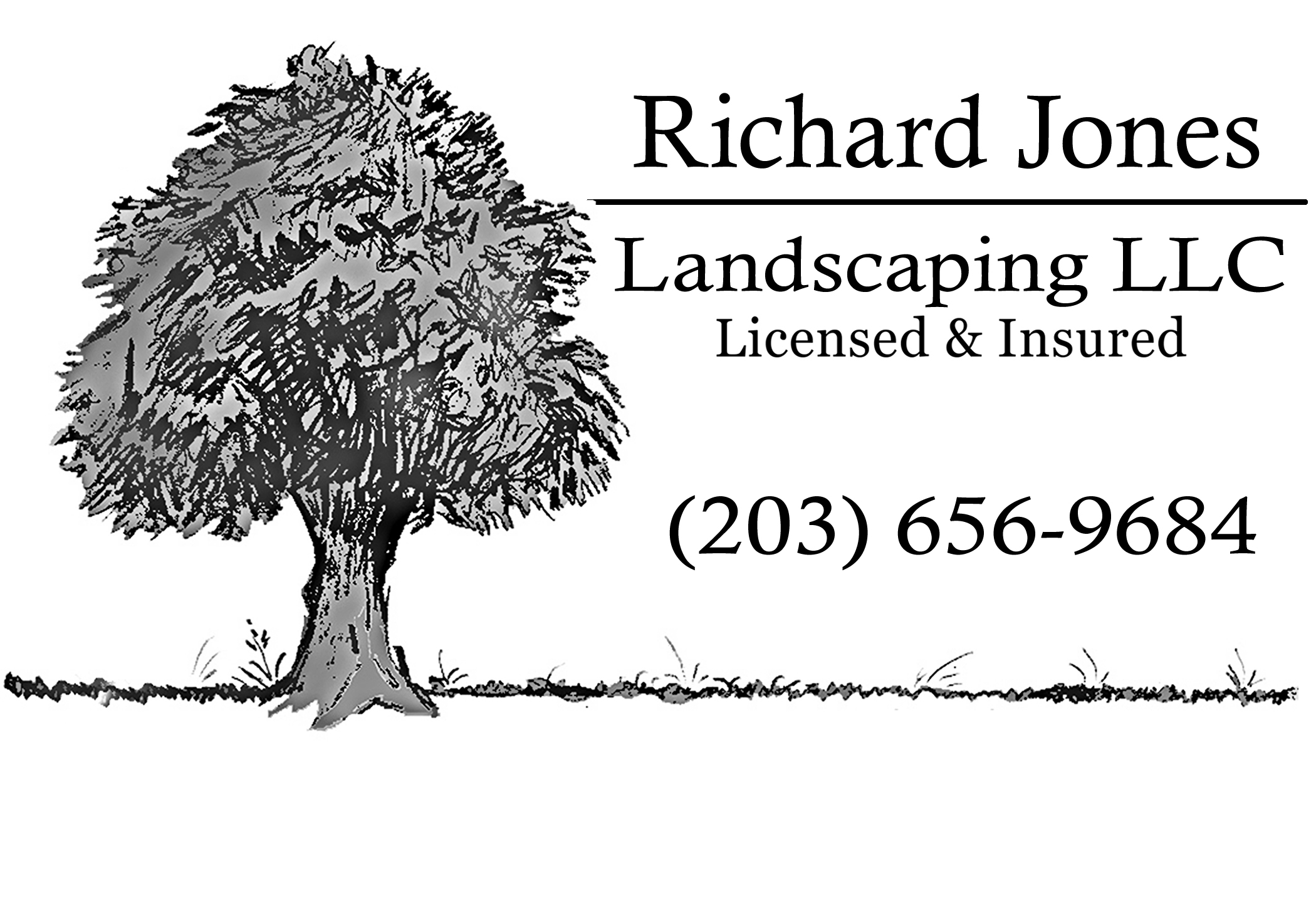 Richard Jones Lawn & Landscaping Logo