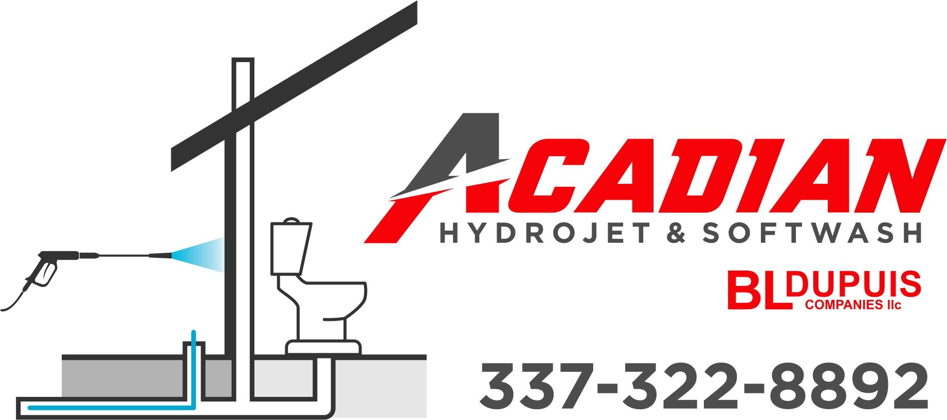 Acadian Hydrojet and Softwash Logo