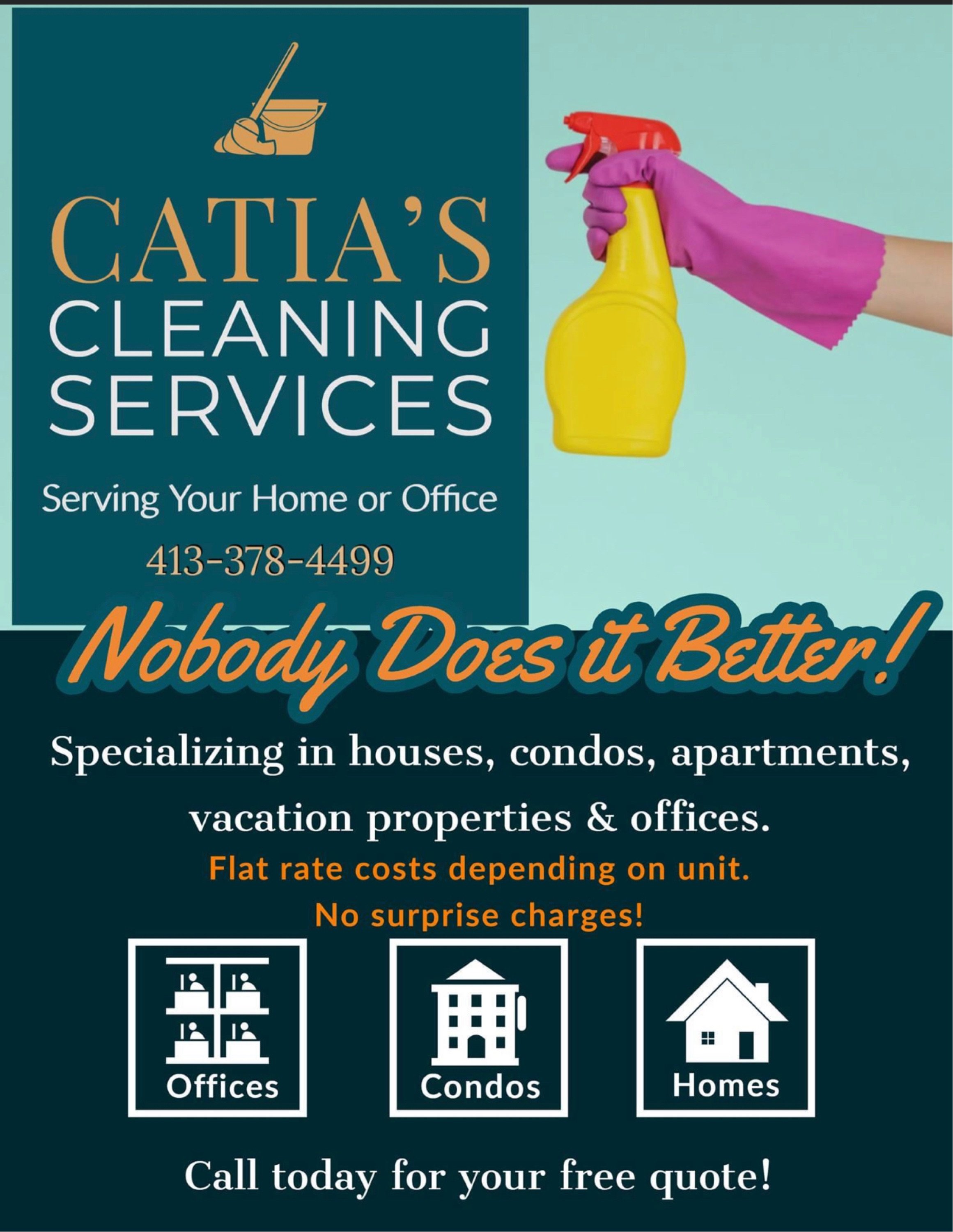 Catia's Cleaning Service Logo