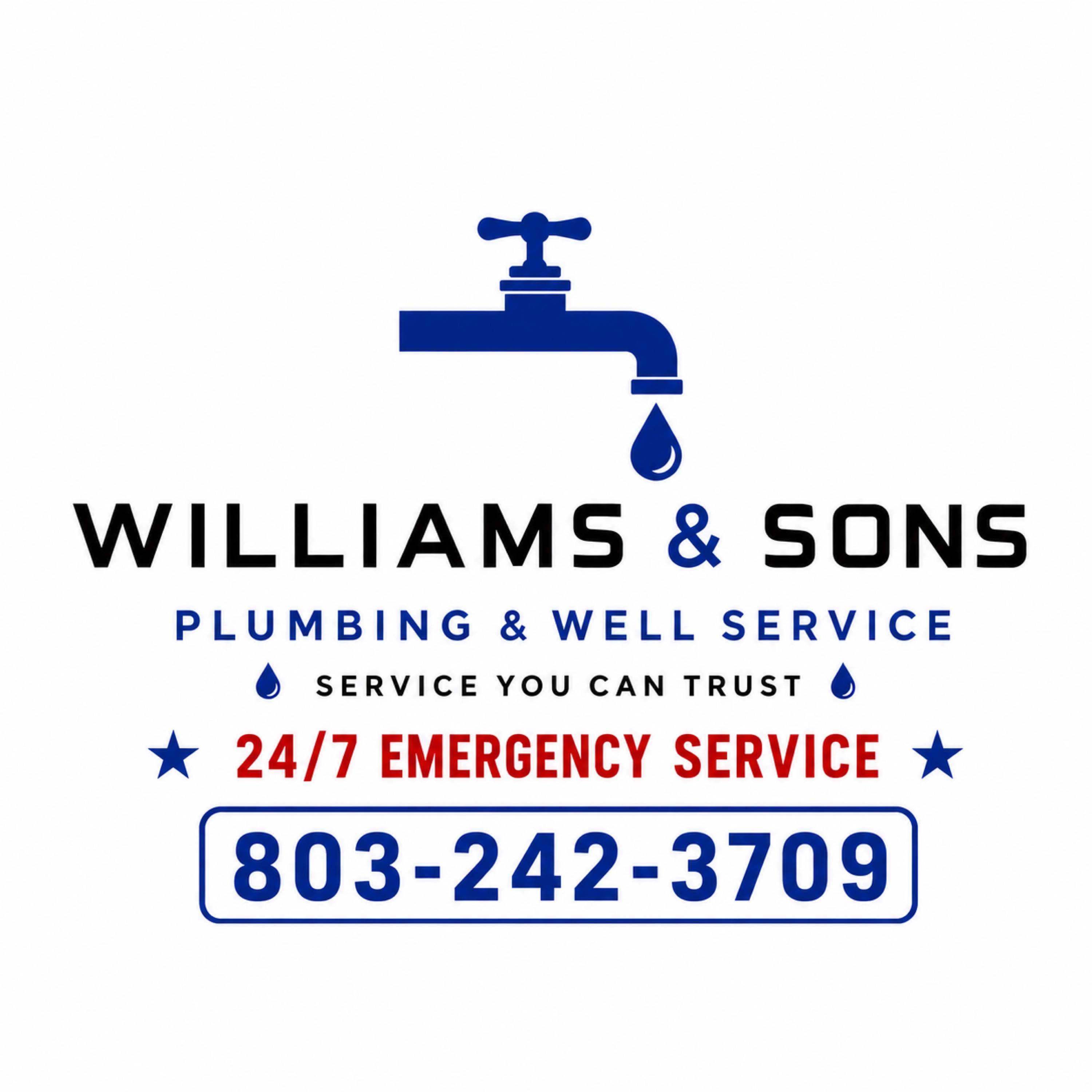 Williams & Sons Plumbing and Well Service Logo