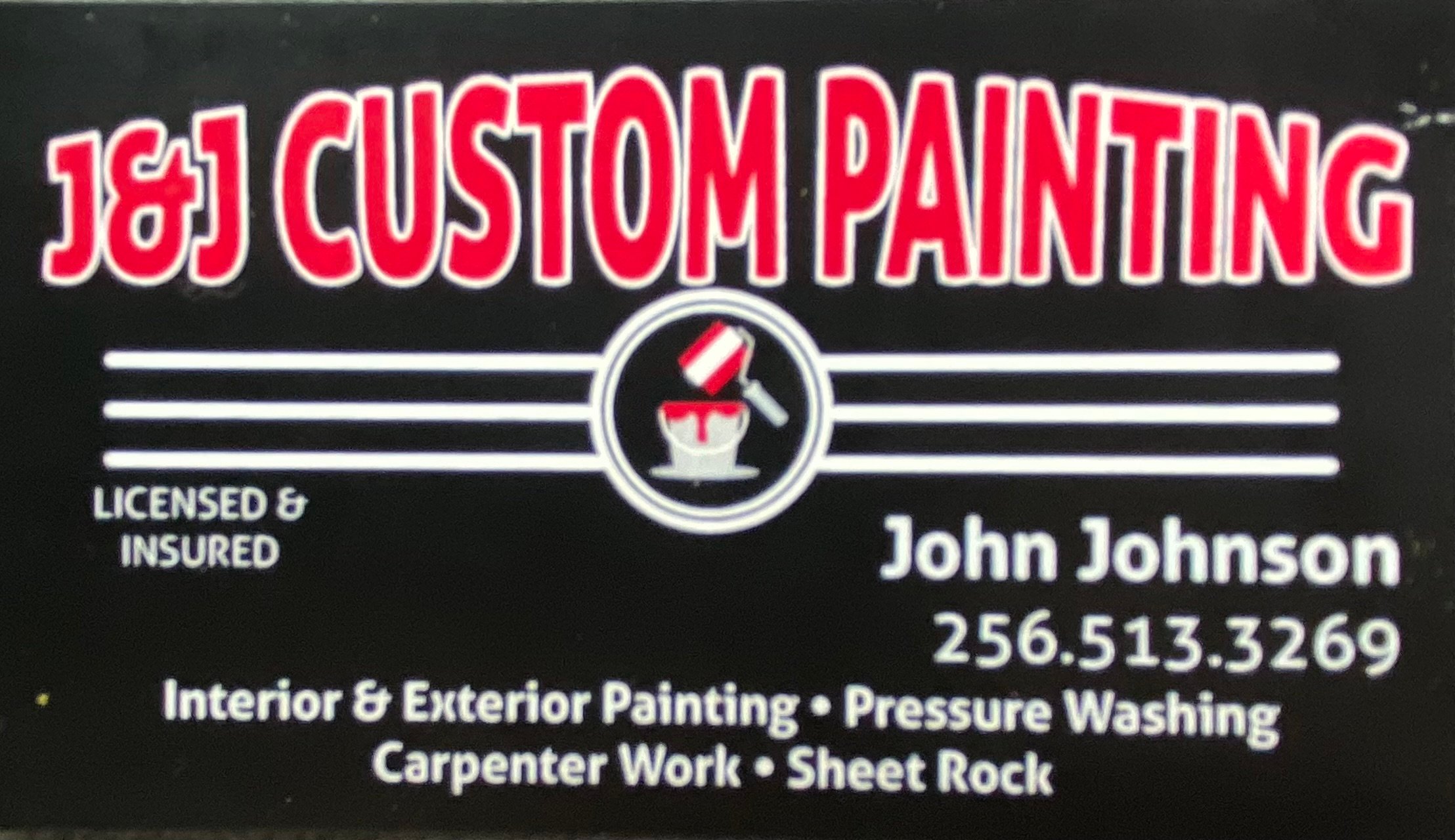 J & J Custom Painting Logo