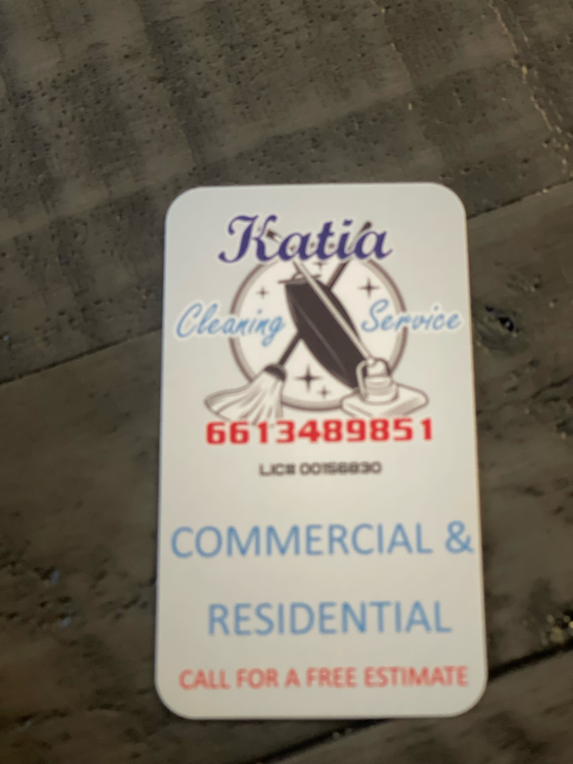 Katia Cleaning Services Logo
