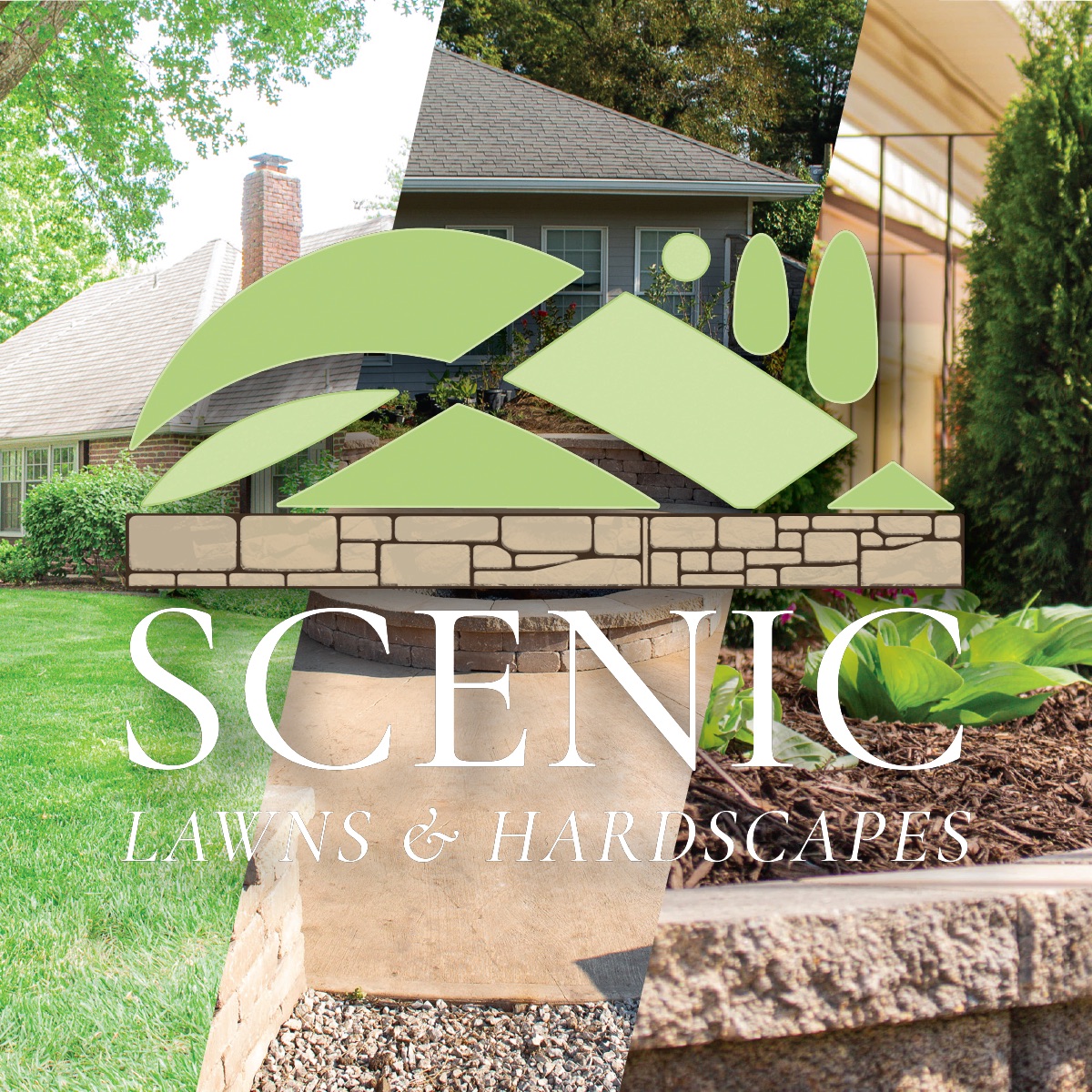 Scenic Lawns & Hardscapes Logo