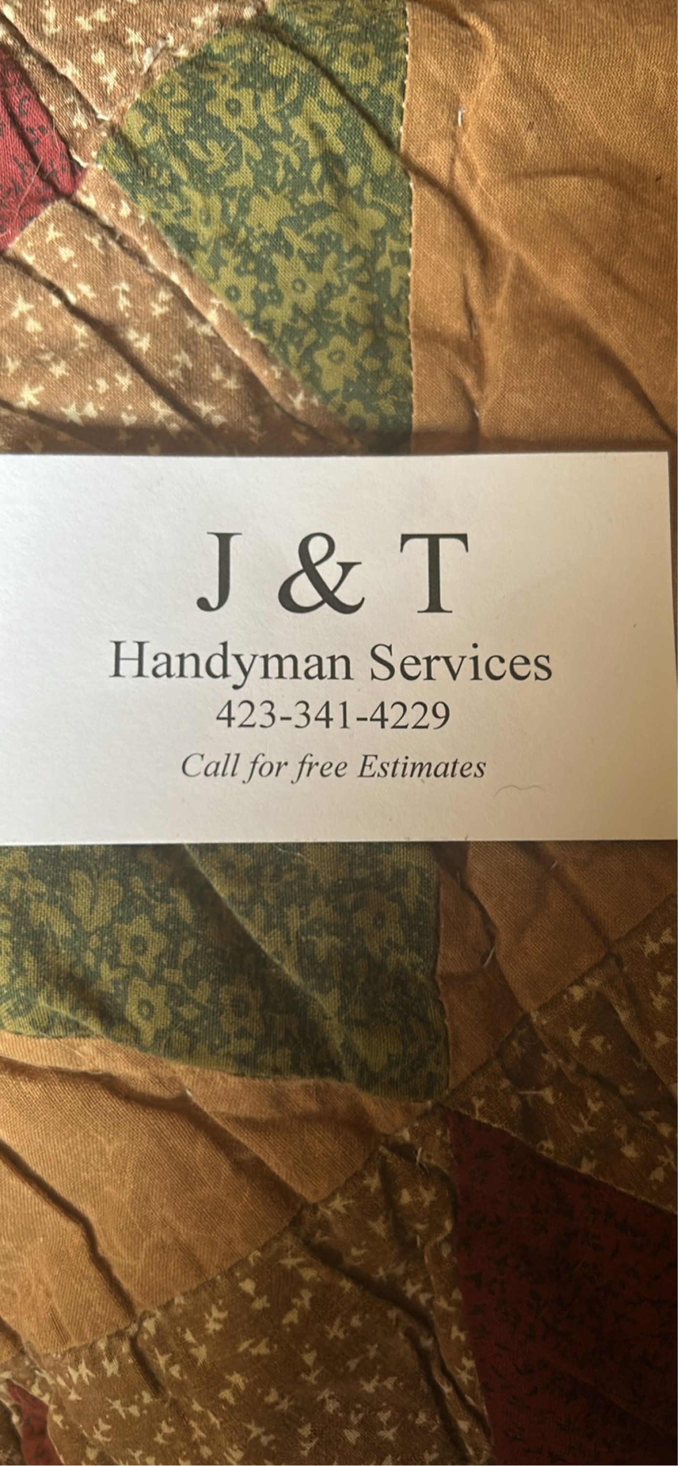J & T Handyman Services Logo