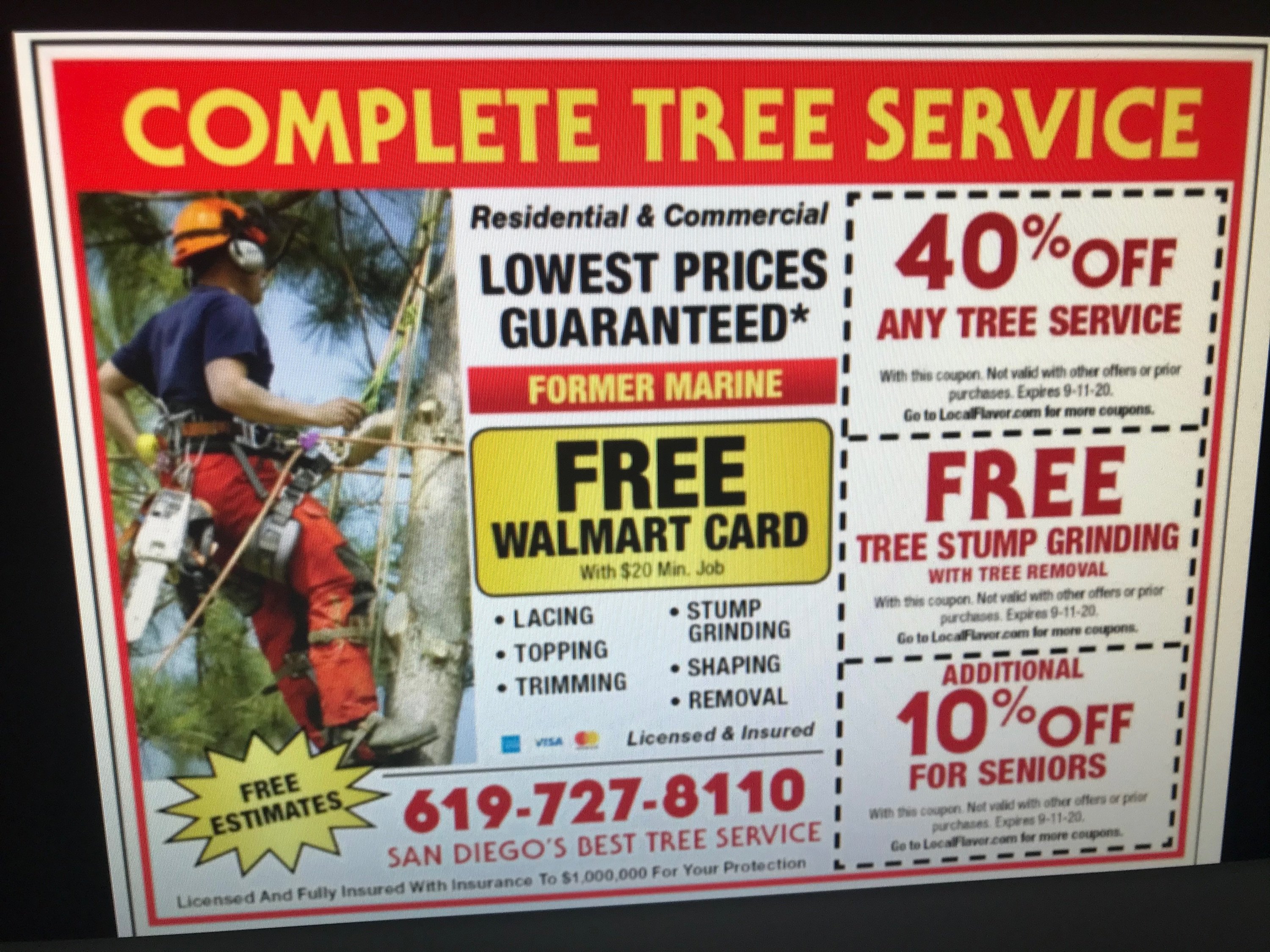 SAN DIEGO'S BEST TREE SERVICE Logo