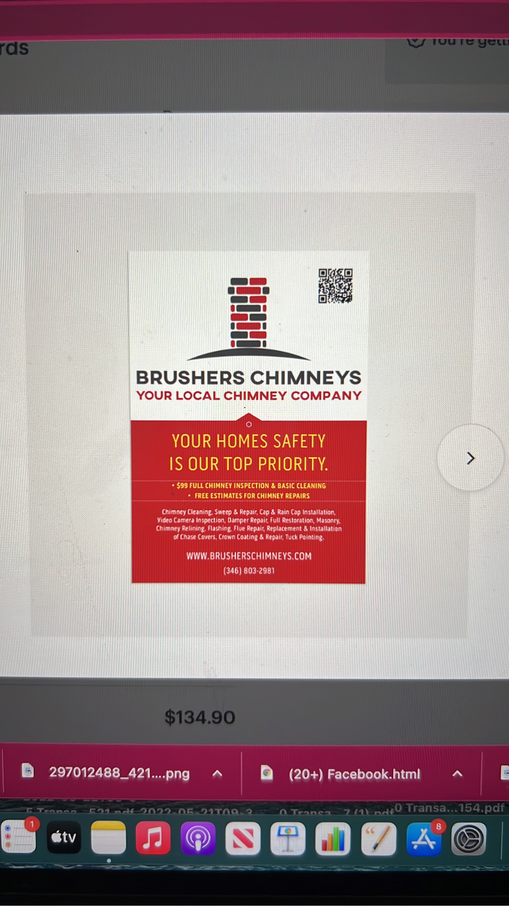 Brushers Chimneys Logo
