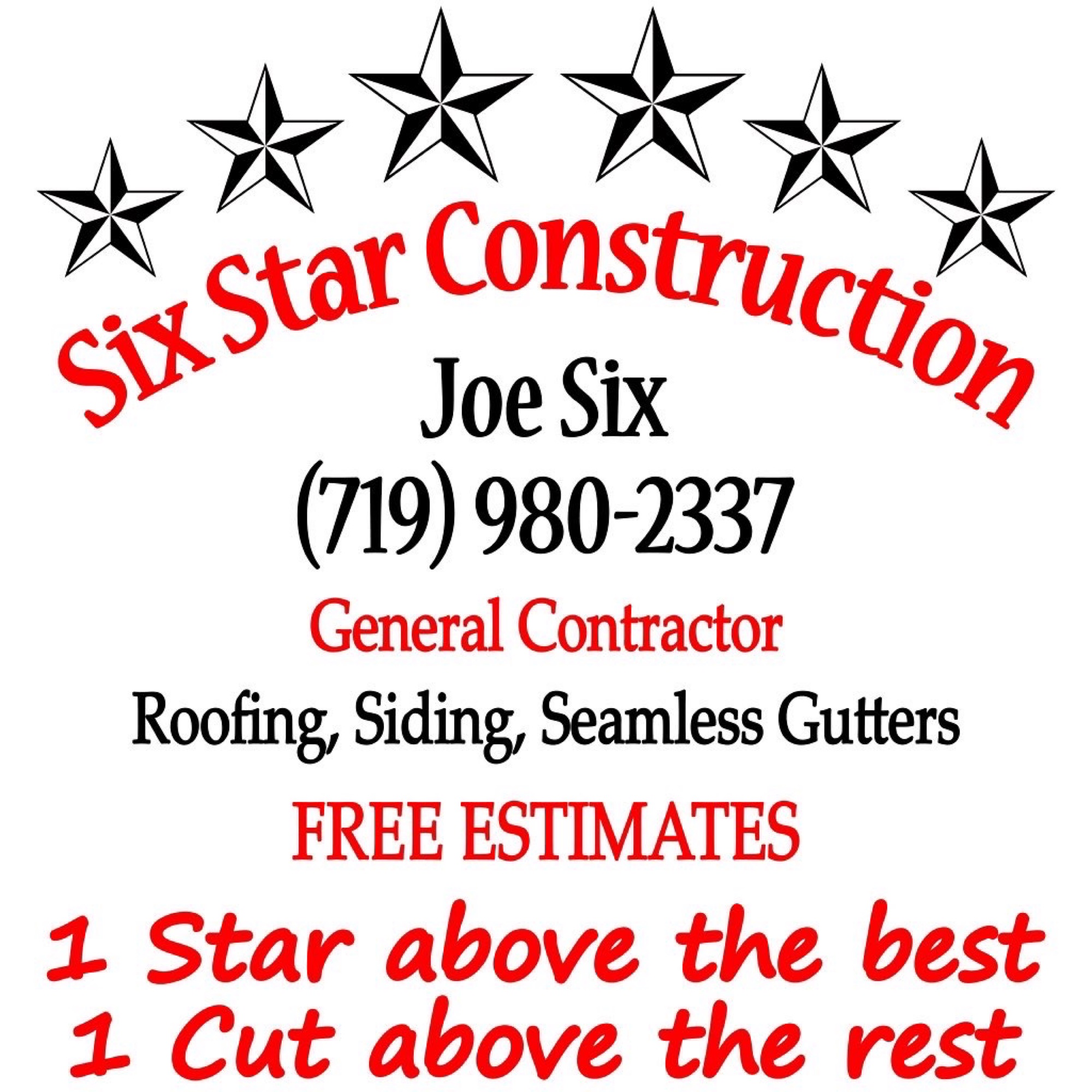 Six Star Construction Logo