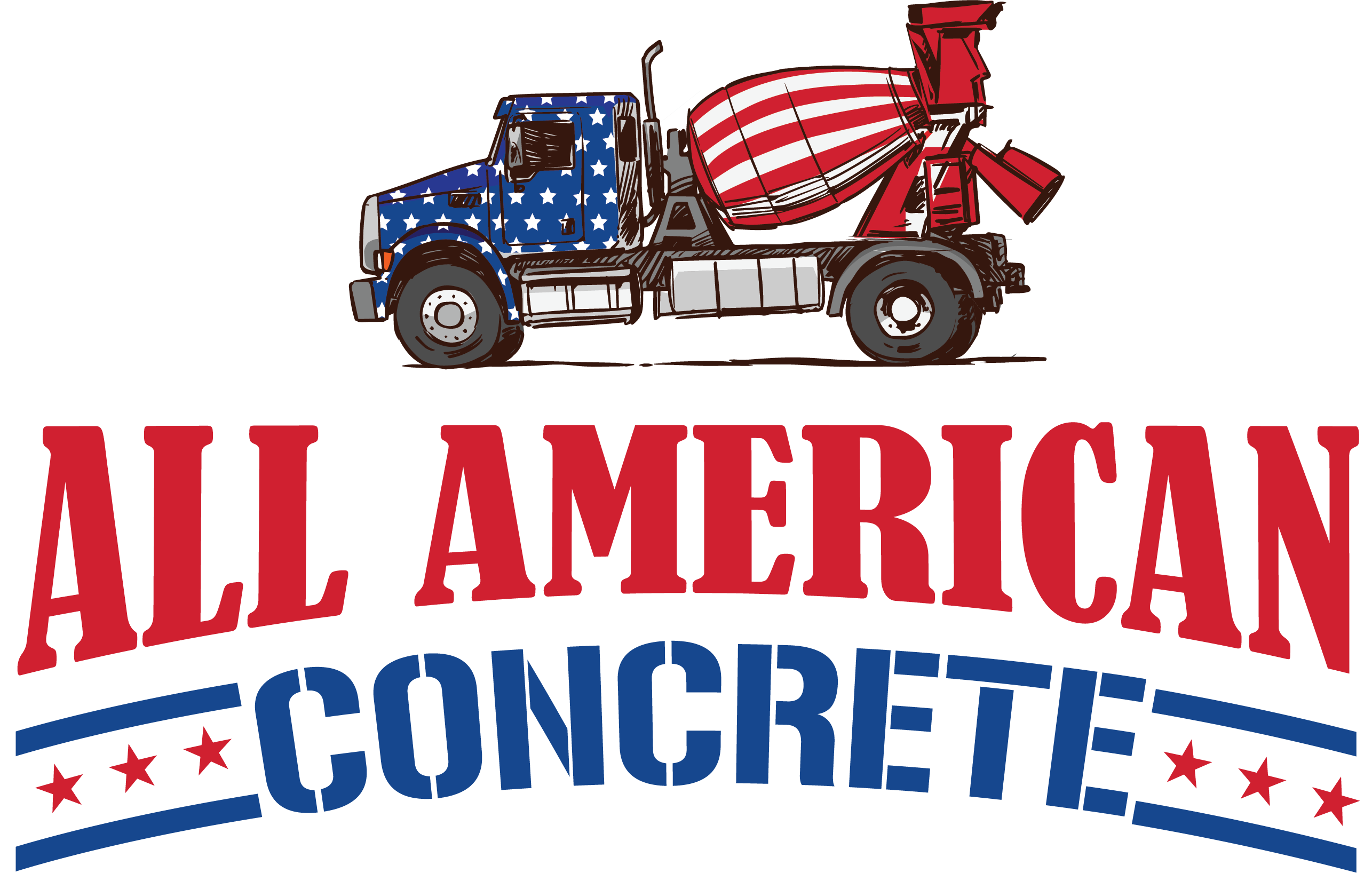 All American Concrete, LLC Logo