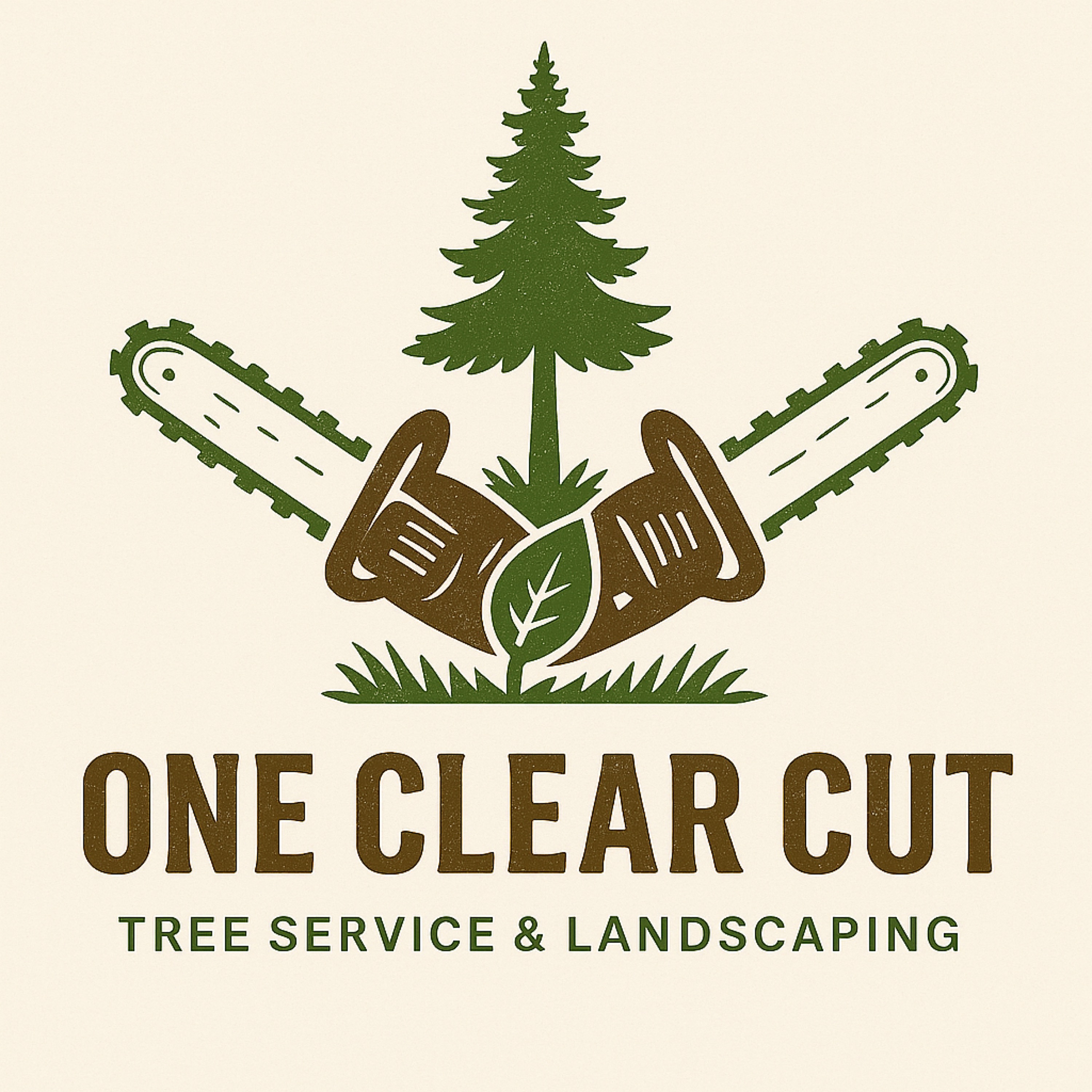 1 Clear Cut Landscaping & Tree Service Logo