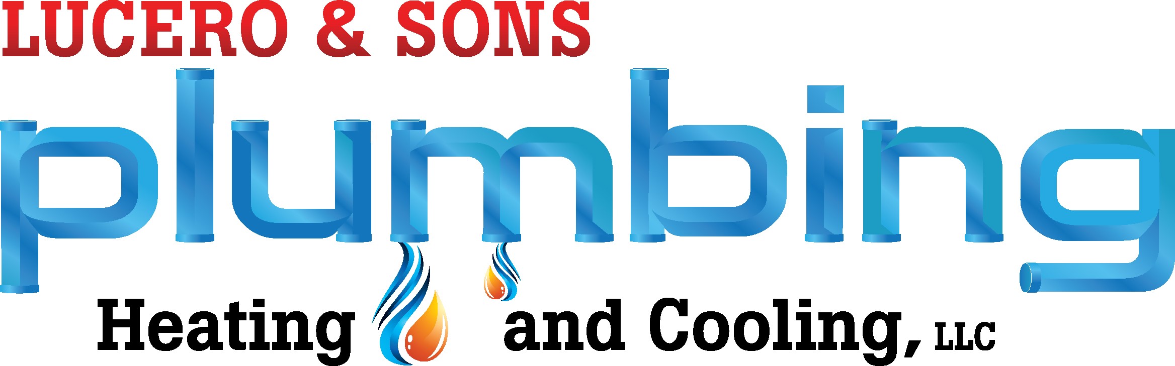 Lucero & Sons Plumbing, Heating & Cooling Logo