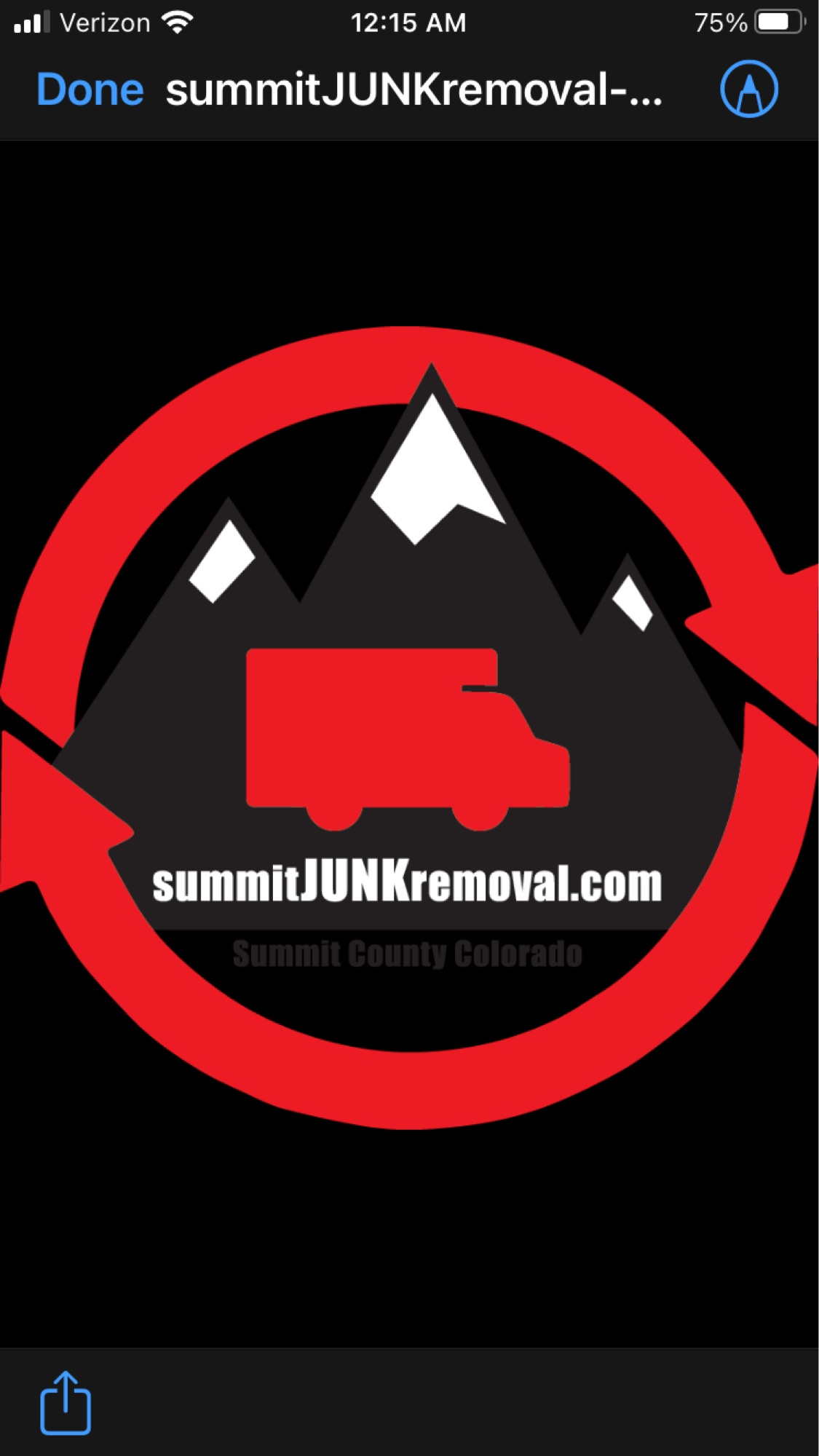 Summit Junk Removal . com Logo