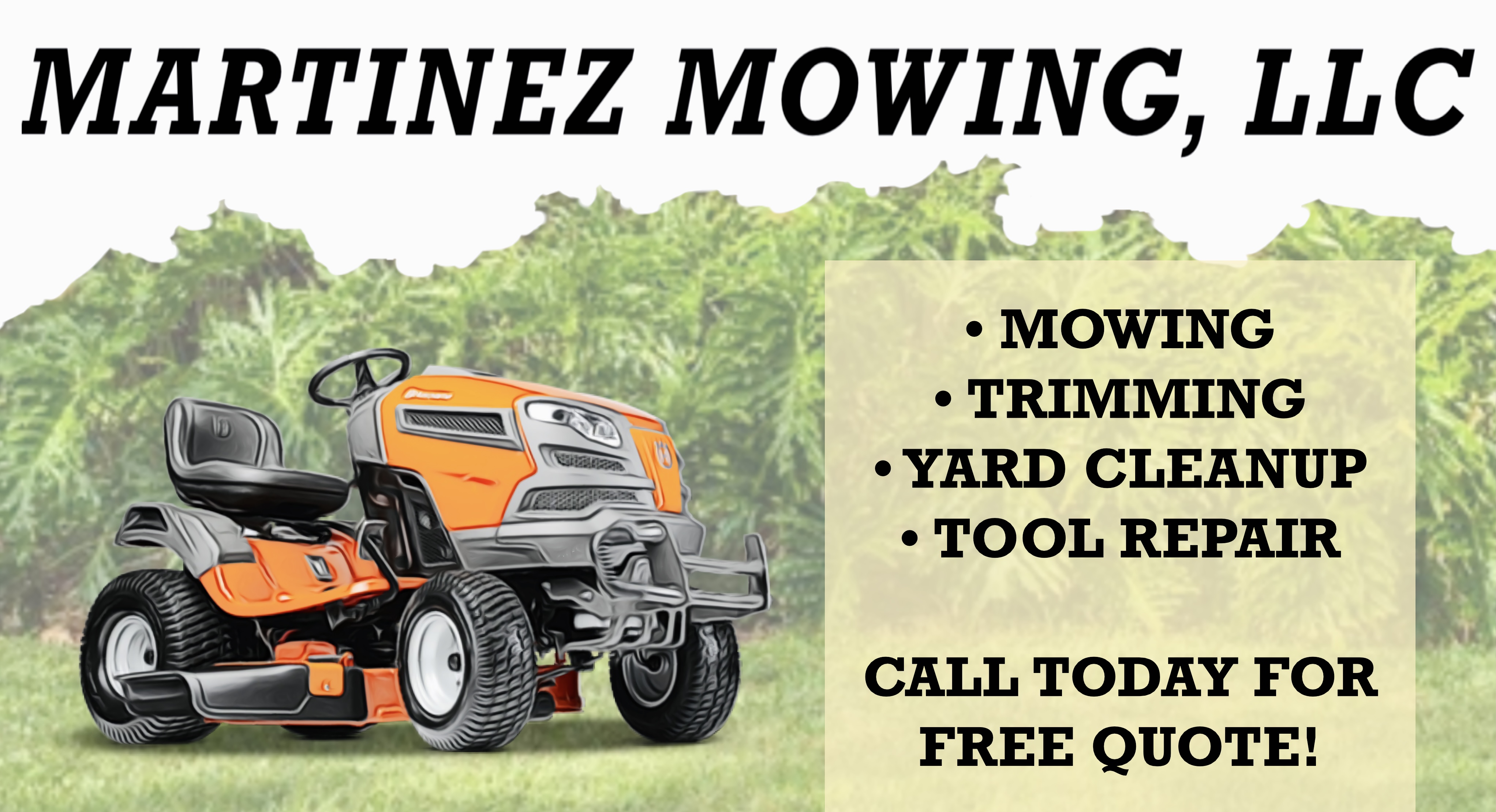Martinez Mowing LLC Logo