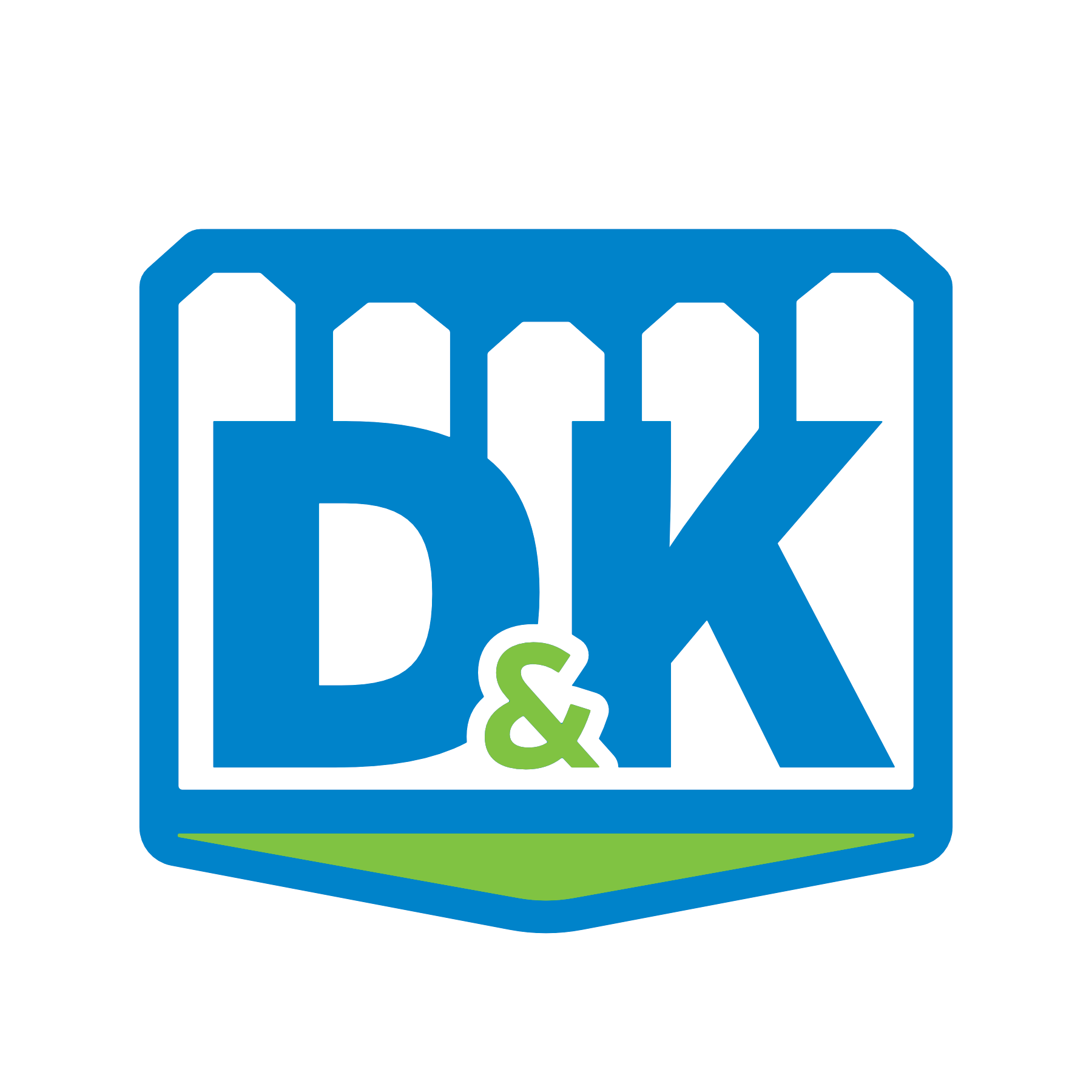 D&K Fence & Lawncare Logo
