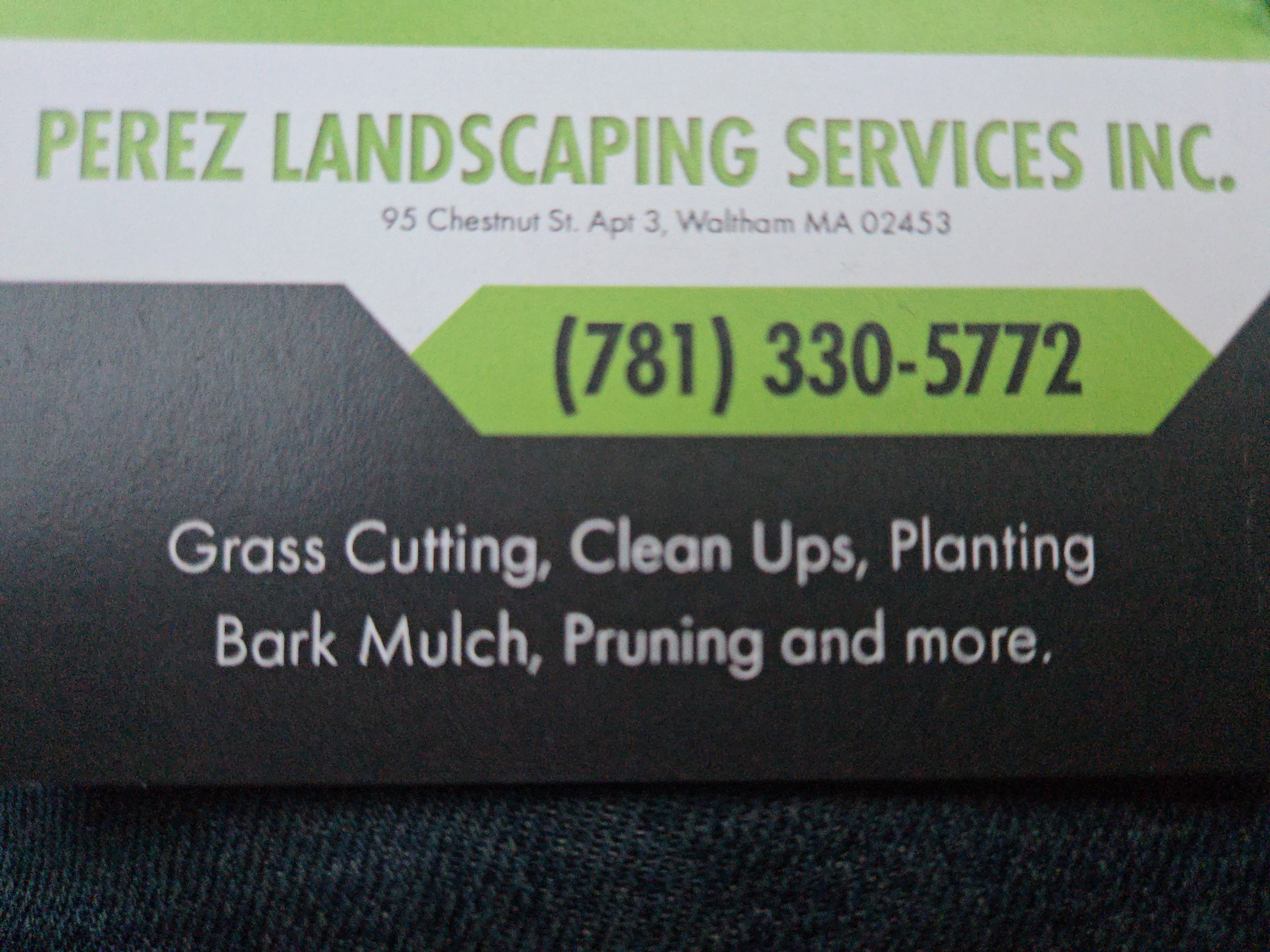 Perez Landscaping Logo