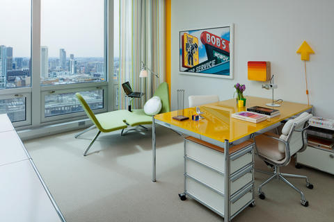 Modern Home Office with scandinavian style home office