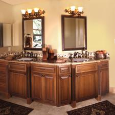 Traditional Master Bathroom with oil rubbed bronze fixtures