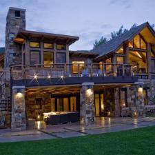 Contemporary Home Exterior with large modern style windows