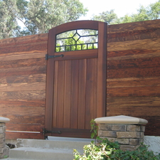 Modern Landscape with sloped landscape