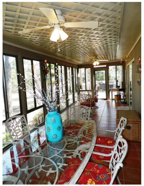 Garden Sunroom with floor to ceiling windows