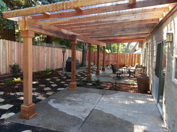 Tuscan Patio with outdoor dining area