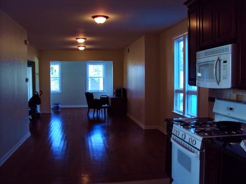 Casual / Comfortable Dining Room with ceiling mount light fixture