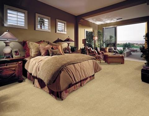 Traditional Bedroom with elegant bedside reading lamps