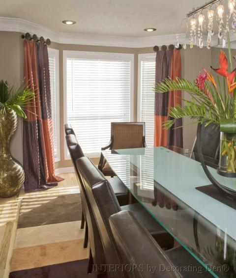 Modern Dining Room with logo letter stamp your call