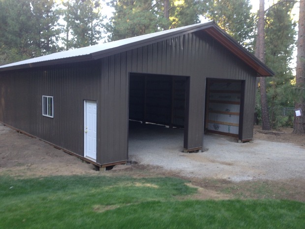 Rustic Garage in Spokane - side garage door, free standing garage | by Greater Spokane ...