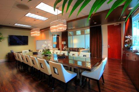 Transitional Dining Room with white acoustical ceiling tile