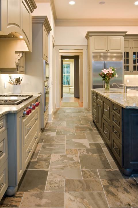 Eclectic Kitchen with stainless steel appliances