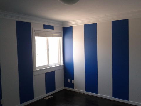 Transitional Bedroom with dramatic bedroom paint ideas