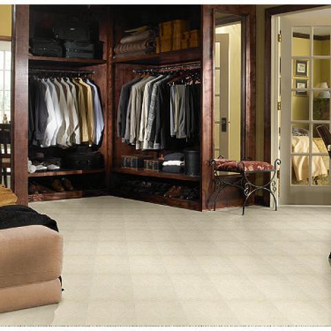 Traditional Closet with full body mirror