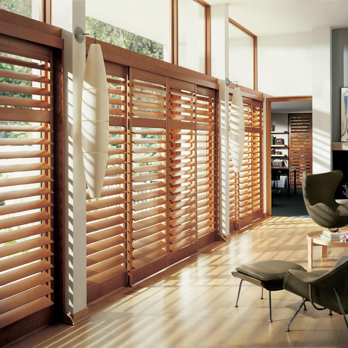 Room with Shutters Helps Keep Rooms Cool Without A/C