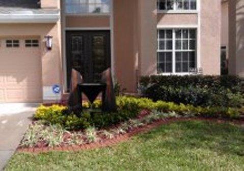 Modern Landscape with modern water feature
